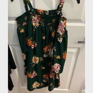 Small Green Floral Dress